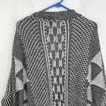 Pink Rose  Kimono Sweater Aztec Design size Medium Photo 9