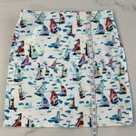 Talbots Womens Nautical/Sailboat Print Skirt Sz 6P Photo 7