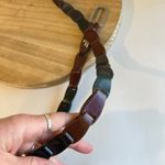 Capezio Genuine Leather Colored India Made Solid Brass Buckle Belt Size M/L Brown Size M Photo 1