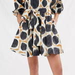 Maeve  Anthropologie‎ Destin Printed Mini Dress Size XL Waist Tie Photo 0