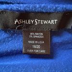 Ashley Stewart Blue Sleeveless Draped Surplice Top Women’s 18/20 Photo 2