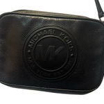 Michael Kors  Fulton vintage Sport East West Crossbody bag in black leather Photo 0