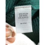 J. Jill Petite Teal Ribbed Sweater Dress Side Slit Wool Blend Office Casual Sz S Green Photo 5