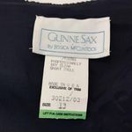 Gunne Sax Vintage Black Velvet Gold Sequin Deep V Neck Maxi Gown Photo 8