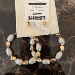 Free People Pearl Beaded Hoop Earrings Photo 5