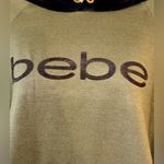 Bebe Women’s olive green Black velvet Sweatshirt Hoodie Photo 8