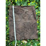 Bebe Vintage  Brown Fall Lace Pencil Skirt Size 4 Photo 4