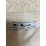 ZARA  Cream White Floral Lace Sleeveless Halter Cami Crop Tank Blouse Top Size S Photo 2