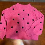 Sugar and L!ps Pink heart sweater  Photo 0
