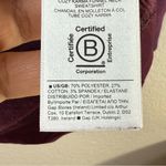 Athleta  Burgundy Kozy Karma funnel neck sweatshirt SZ:S Photo 9