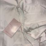 Birdy Grey Lynda Mini Dress Medium NWT Matte Satin White Cowl Neck Bridal Photo 4