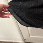 Larry Levine black with white polka dots drawstring waist lined dress. EUC. Photo 4