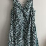 BODEN Boho Printed Duck Egg Blue Summer Dress Sz 16 Photo 0