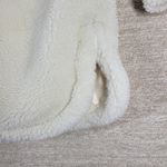 Lucky Brand Teddy Shacket Size S White Black Buttons Pockets Faux Sherpa Fleece Photo 15