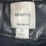 Maeve  by Anthropologie The Colette Cropped Vegan Leather Pants Size 29 Photo 11