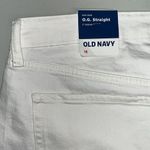 Old Navy  NWT Size 18 White 3” Inseam Cuffed O.G. Straight High-Rise Denim Shorts Photo 4