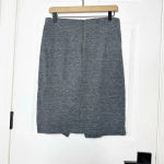 Ann Taylor LOFT Size M Gray‎ Knit Stretch Pencil Skirt Work Wear Office Photo 4
