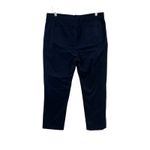 Vince Coin Pocket Stretch Cotton Chino Pants Cropped Coastal Navy Blue Size 14 Photo 7