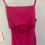 Blue Blush Pink Cutout Mini Dress Photo 2