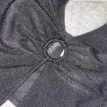 H&M Black Halter Top Divided Sparkly Photo 1