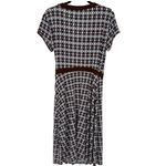 Max and Cleo Geometric Starburst Floral Print Midi Wrap Dress Size Small Petite Photo 1