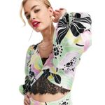 ASOS Design womens 8 med lace insert tea dress midi casual party pastel new cute Photo 2