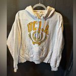 H&M UCLA Light Gray Hoodie with Yellow Print Photo 0