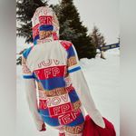 Free People NWT Dawn To Dusk Printed Hoodie in FPM Combo Photo 2