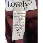Lovely Twist Front Velvet Cutout Maxi Cabernet Size 0 New Photo 5