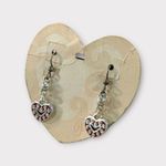 Brighton NWT  Red Enamel & Rhinestone Dangle Earrings “Sweet Hearts” Photo 0