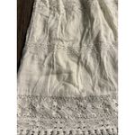 American Eagle American‎ Eagle Outfitters Ivory Cotton Embroidered Off Shoulder Tunic Dress M Photo 1