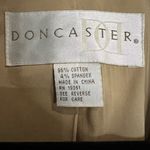 Doncaster  Women’s Blazer - Beige w/brown stitch pattern - Size 14 Photo 2