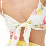 Forever 21 💥🆕 Fruit Prints Woven Bralette Top L🆕 Photo 3