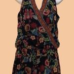 Black floral print romper Black Size M Photo 2