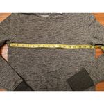 Madewell Women Sz XS Crew Neck Sweatshirt Back Zipper Casual Preppy Minimalist Photo 4