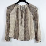 L'Agence L’agence silk blend sheer blouse size XS Photo 1