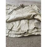 White Stag  Women's Casual Skort Skirt with Attached Shorts Belted Size 14 Khaki Photo 5