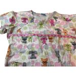 Cherokee HQ Scrub Best Furiends Vneck Neck 4762V-BFFS Vet Medical Scrub Top Photo 2