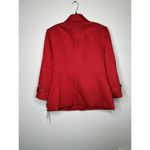 Tahari New  Blazer 14 Red All Season Textured Jacket Gold Button NWT Photo 6