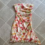 Princess Polly  Strapless Floral Dress - Yellow and Red Photo 4