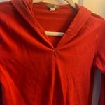 J.Crew  Women's Red Hoodie Top Photo 4