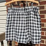 Grade & Gather Nior Check Shorts Women's Medium Black Photo 0