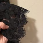 Free People ‎ floral mesh lace dress  black sz 12 Photo 8