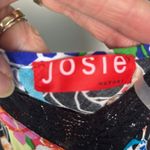 Josie Natori Floral Lace Sleeveless Romper Pajamas Size small Black Photo 3