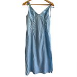 Corset Cami Sleep Dress Blue Size 6 Photo 5