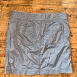 Loft gray size 4 Y2K cargo relaxed straight skirt Photo 2