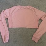 Gymshark  pink cropped long sleeve shirt Photo 3