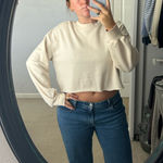 H&M Cropped Sweatshirt Photo 0