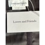 Lovers + Friends  Ashley Top in Grey Pinstripe Small New Womens Strapless Corse Photo 10