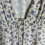 Reformation  Ceara Floral V-Neck Midi Dress Women's 8 White Blue Cottagecore NWOT Photo 9